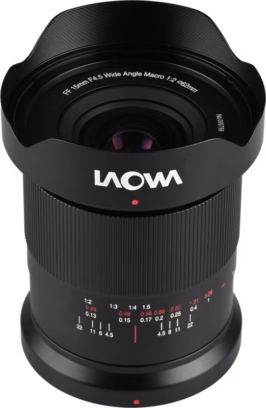 Laowa 15mm F/4.5 0.5x Wide Angle Macro Lens - Nikon Z (Auto Aperture)