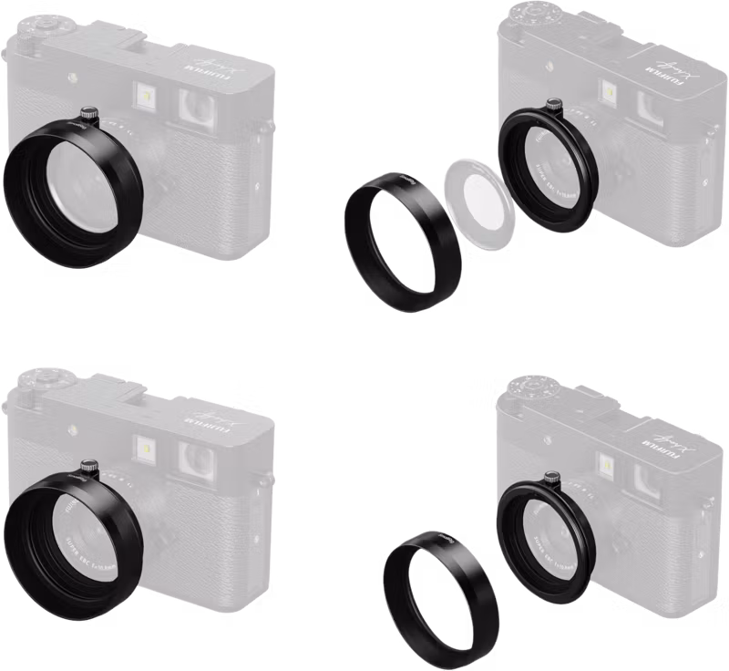 SmallRig 5215 Lens Hood for FUJIFILM X half Black