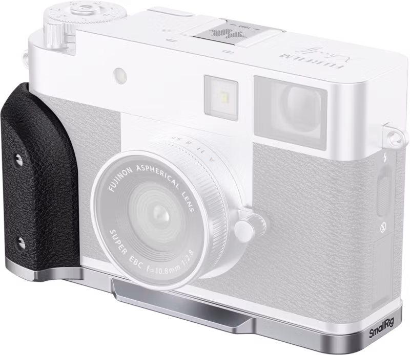 SmallRig 5216 L-Shaped Mount Plate with Silicone Handle for FUJIFILM X half Silver