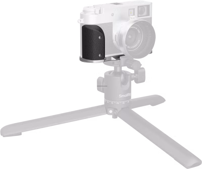 SmallRig 5216 L-Shaped Mount Plate with Silicone Handle for FUJIFILM X half Silver