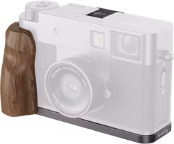 SmallRig 5394 L-Shaped Mount Plate with Wooden Handle for FUJIFILM X half Charcoal Silver