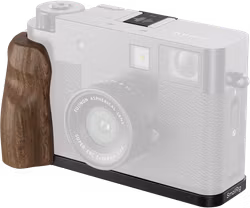 SmallRig 5224 L-Shaped Mount Plate with Wooden Handle for FUJIFILM X half Black