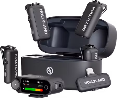 Hollyland LARK MAX 2 Combo 4-Person Version with Camera RX + USB-C RX