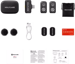 Hollyland LARK A1 Duo with USB-C RX + Charging Case