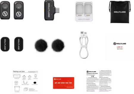 Hollyland LARK A1 Mini Duo with USB-C RX