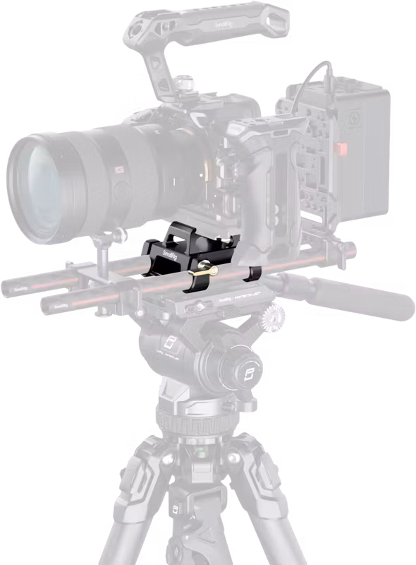 SmallRig 5365 Arca-Type Mount Plate Kit with 15mm Dual Rod Clamp