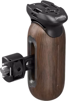 SmallRig 5238 Wooden Side Handle with 1/4"-20 & 3/8''-16 ARRI Locating Screws
