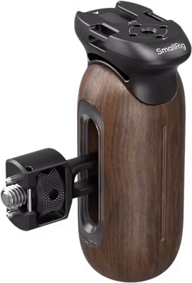 SmallRig 5238 Wooden Side Handle with 1/4"-20 & 3/8''-16 ARRI Locating Screws