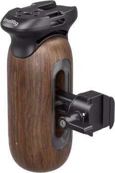 SmallRig 5239 Wooden Side Handle with NATO Clamp
