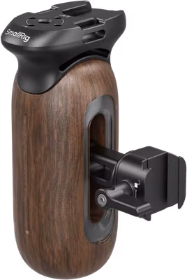 SmallRig 5239 Wooden Side Handle with NATO Clamp