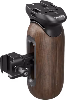 SmallRig 5239 Wooden Side Handle with NATO Clamp