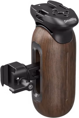 SmallRig 5239 Wooden Side Handle with NATO Clamp