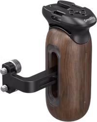 SmallRig 5237 Wooden Side Handle with 1/4"-20 Screw