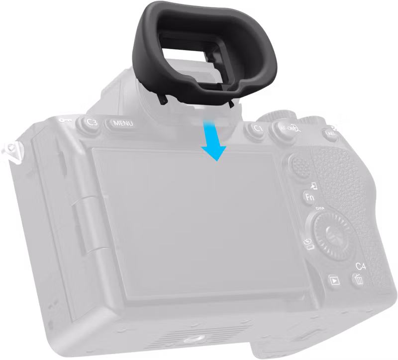 SmallRig 5255 Camera Viewfinder Eyecup for Selected Sony Alpha 1 / 7 / 9 Series Cameras