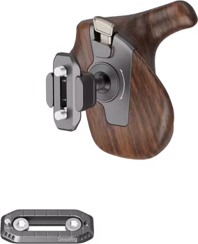 SmallRig 5192 ImageGrip Series Wooden Handle with NATO Clamp (Right Side)