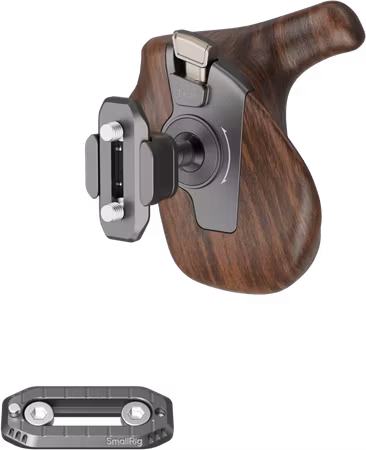 SmallRig 5192 ImageGrip Series Wooden Handle with NATO Clamp (Right Side)