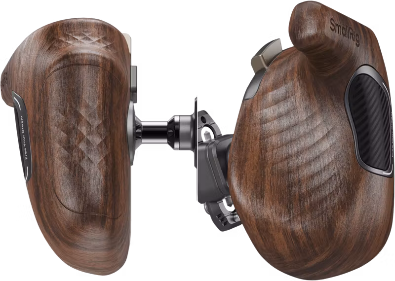 SmallRig 5192 ImageGrip Series Wooden Handle with NATO Clamp (Right Side)