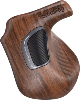 SmallRig 5161 ImageGrip Series Wooden Handle with NATO Clamp (Left Side)