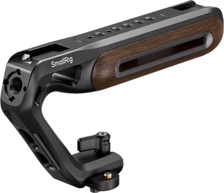 SmallRig 5251 Wooden Top Handle with NATO Clamp