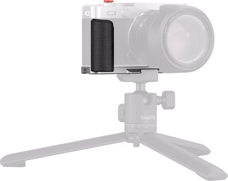 SmallRig 5447 L-Shaped Mount Plate with Silicone Handle for FUJIFILM X-E5 Silver
