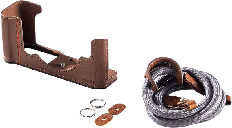 SmallRig 5096 Leather Case Kit for Nikon Z f Brown