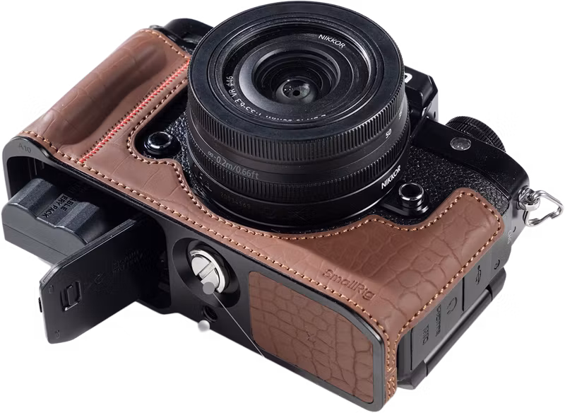 SmallRig 5096 Leather Case Kit for Nikon Z f Brown
