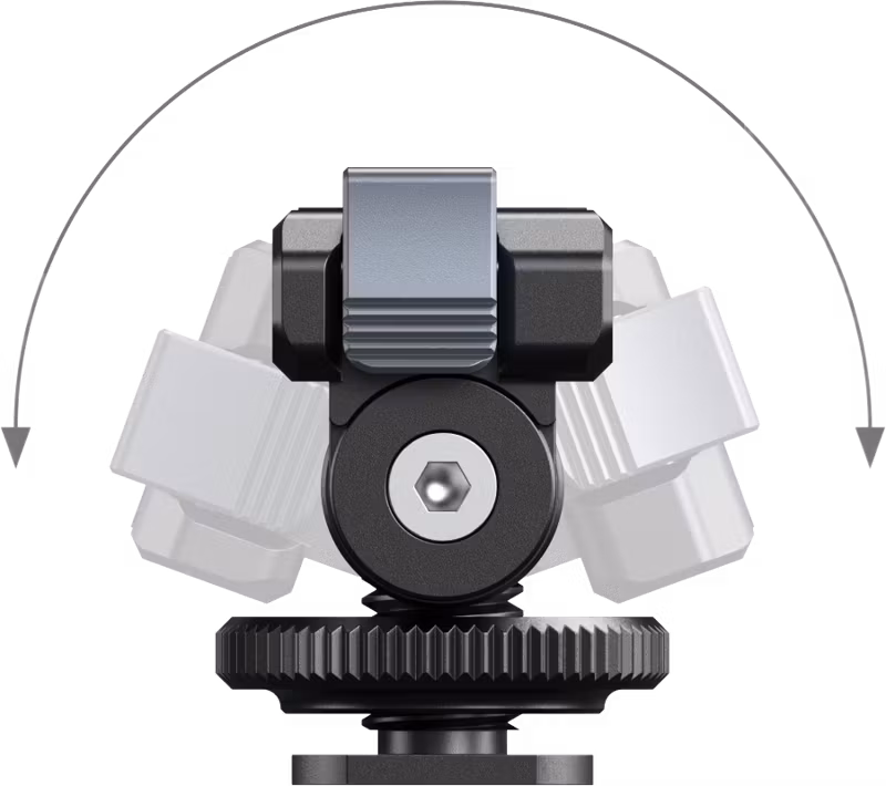 SmallRig 5436 Quick Release Support for DJI Osmo360 / Action 5 Pro / 4 / 3 with Cold Shoe Adapter