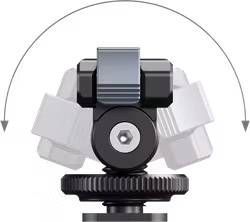 SmallRig 5436 Quick Release Support for DJI Osmo360 / Action 5 Pro / 4 / 3 with Cold Shoe Adapter