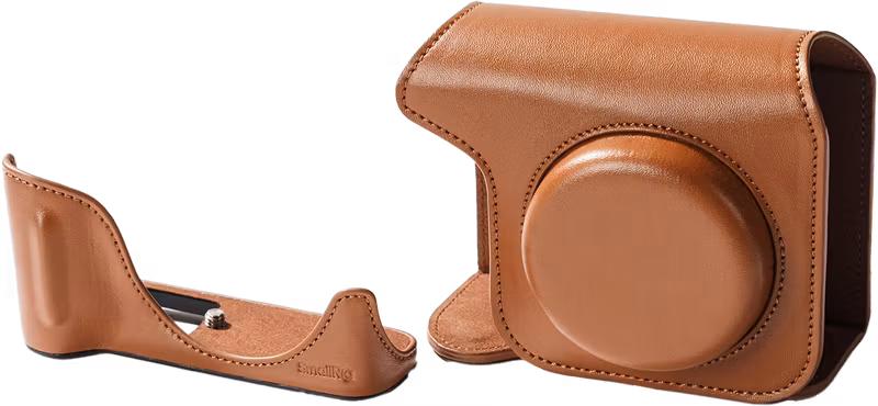 SmallRig 5385 Leather Case Kit for Canon PowerShot V1 Brown