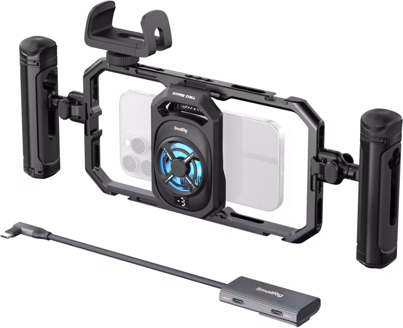 SmallRig 5276 All-in-One Thermal Dual-handheld Video Kit for Mobile Phone