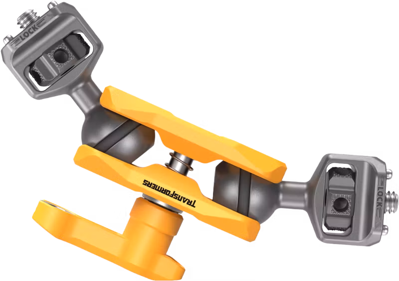 SmallRig 5522 Magic Arm Support with Dual Ball Heads 1/4”-20 Screws（BumbleBee Edition）