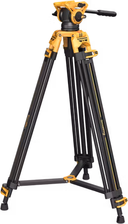 SmallRig 5523 Video Tripod with Heavy-Duty Fluid Head AD-01 (BumbleBee Edition）