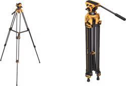 SmallRig 5523 Video Tripod with Heavy-Duty Fluid Head AD-01 (BumbleBee Edition）