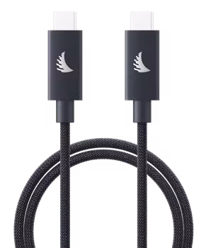 Angelbird Cable I USB-C 4.0 I Solid Flex Cable I Blue Gray I 1 m