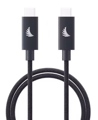 Angelbird Cable I USB-C 4.0 I Solid Flex Cable I Blue Gray I 32 cm