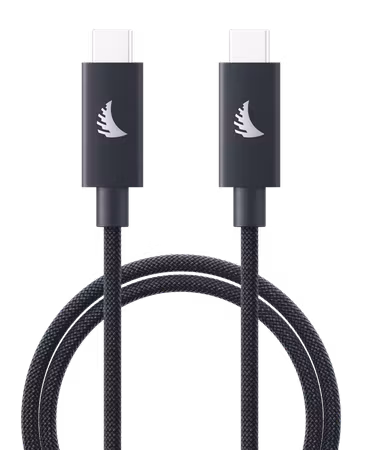 Angelbird Cable I USB-C 4.0 I Solid Flex Cable I Blue Gray I 32 cm