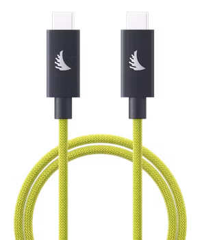 Angelbird Cable I USB-C 4.0 I Solid Flex Cable I Lime I 1 m