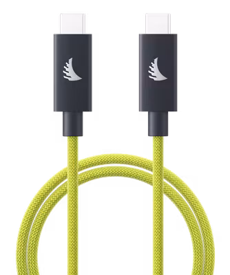 Angelbird Cable I USB-C 4.0 I Solid Flex Cable I Lime I 1 m
