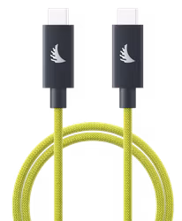 Cable ANGELBIRD | USB-C 4.0 | Cable flexible sólido | Lima | 32 cm