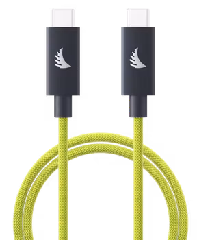 Angelbird Cable I USB-C 4.0 I Solid Flex Cable I Lime I 32 cm