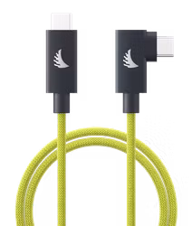 Angelbird Cable I USB-C 4.0 I Solid Flex Cable Right-Angle I Lime I 2 m