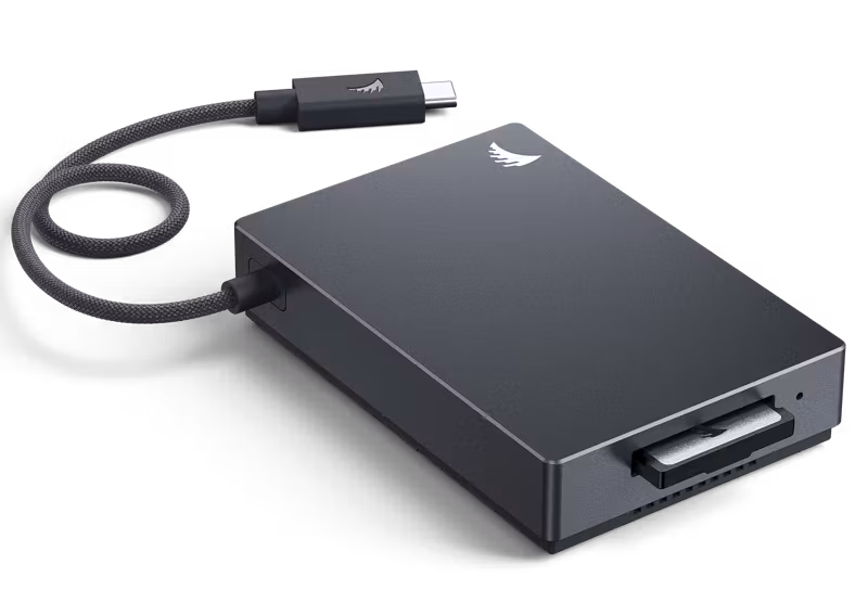 Angelbird Cardreader I Performance Card Reader CFexpress B I USB-C 4.0 Gen 3x2 I up to 40 Gb/s conne