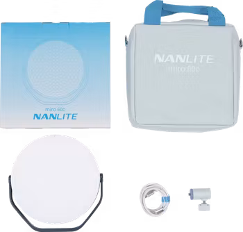 Nanlite Miro 60c LED Full-color Round Panel Light  (Midnight Blue)