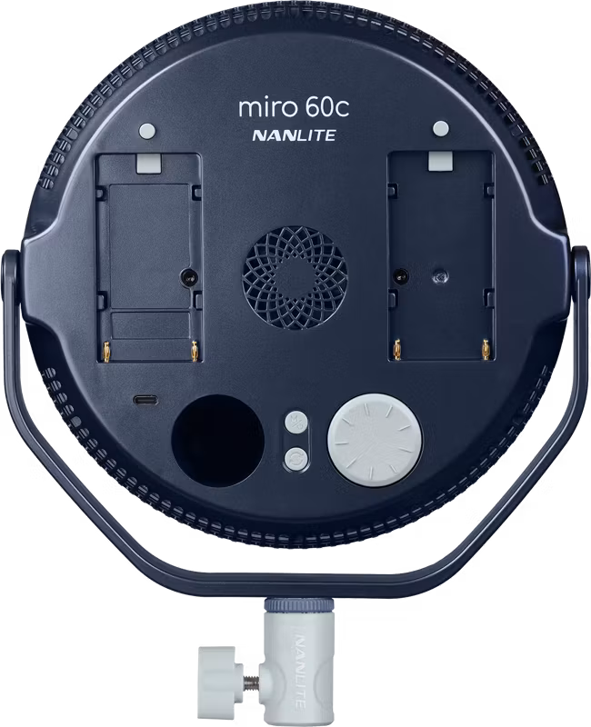 Nanlite Miro 60c LED Full-color Round Panel Light  (Midnight Blue)