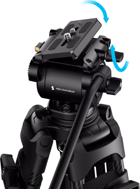 SmallRig 5443 FSD14 FreeSpeed Heavy-Duty Carbon Fiber Tripod