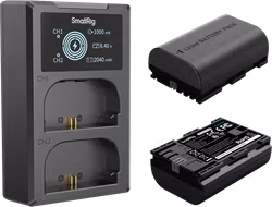 SmallRig 5409 Camera Battery and Charger Kit for Canon LP-E6P