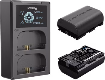 SmallRig 5409 Camera Battery and Charger Kit for Canon LP-E6P