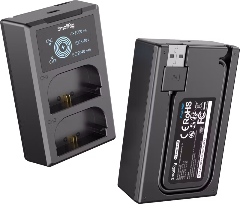 SmallRig 5409 Camera Battery and Charger Kit for Canon LP-E6P