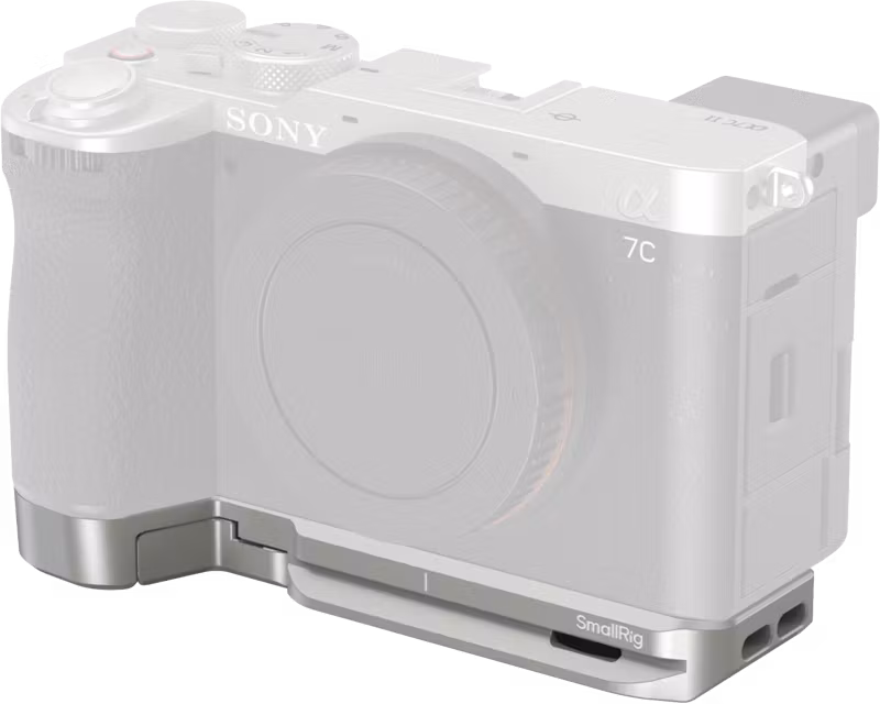 SmallRig 5482 Baseplate with Airtag Slot for Sony A7C II / A7CR Silver