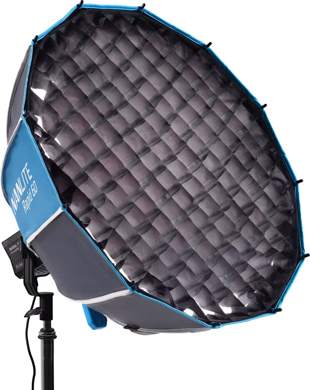 Nanlite Rapid 60 Parabolic Softbox SB-RP60 with Eggcrate for FM Mount